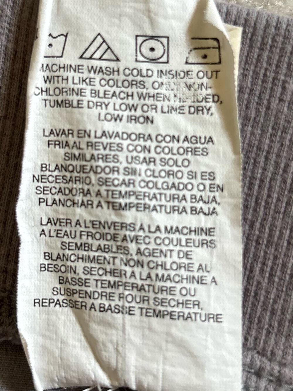 Lee Relaxed Fit Mid-Rise Women’s Capri Pants in Gray Size 8 - Picture 8 of 10